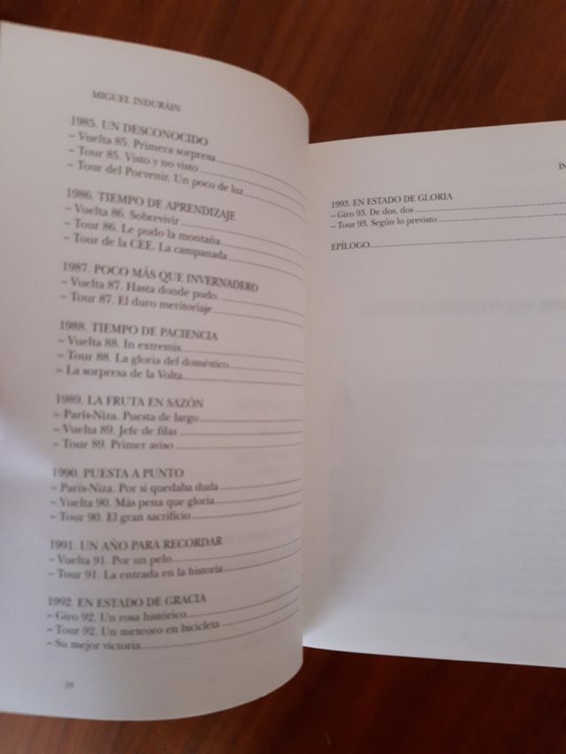 MIGUEL INDURAIN, UNA VIDA SOBRE RUEDAS