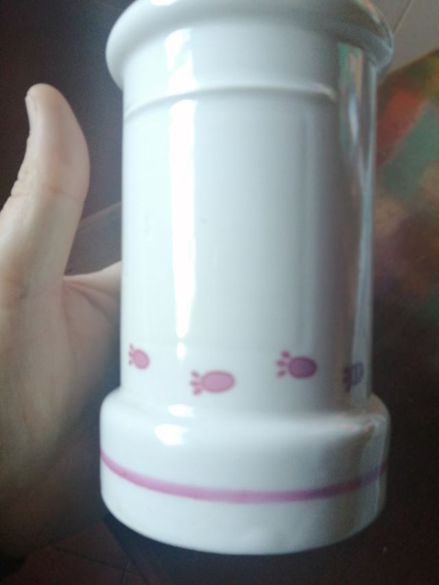 Pantera Rosa Buzón Correos y taza cerámica Vintage