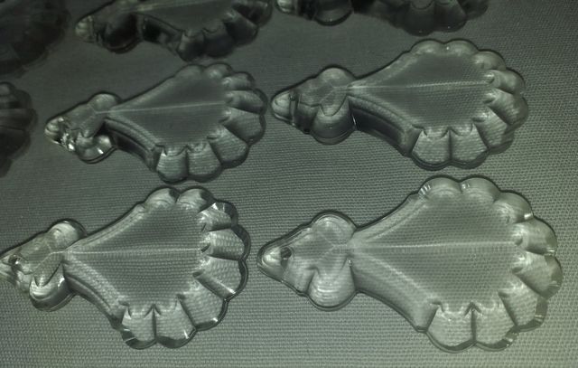 9 LÁGRIMAS DE CRISTAL PARA LÁMPARA