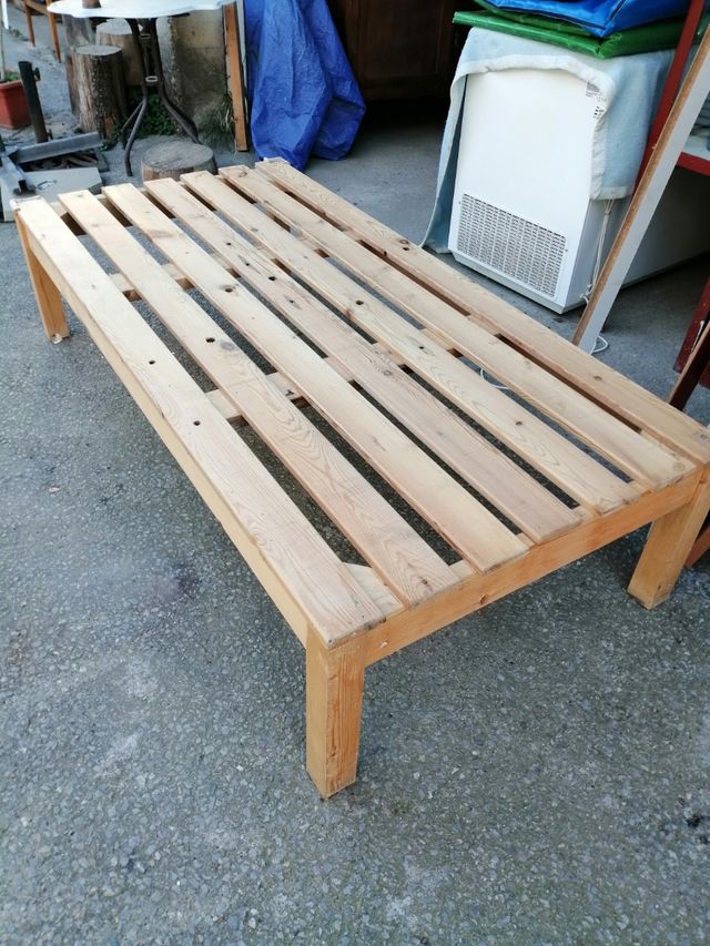 Base somier de fusta