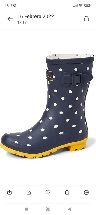 Botas de agua lunares de segunda mano por 45 EUR en Guadalajara en WALLAPOP