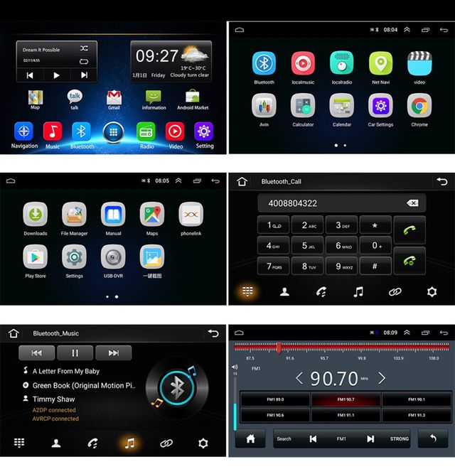 Radio 2 Din pantalla 7" android 9.0 2/32gb