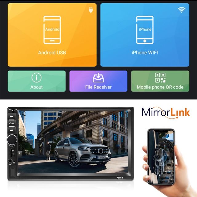 Radio 2 Din pantalla 7" android 9.0 2/32gb