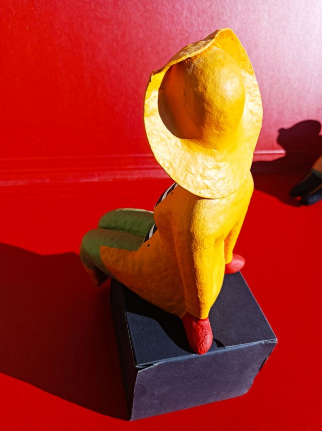 FIGURA DE MUJER DEL MAR EN PAPEL MACHÉ HANDMADE