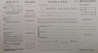 Antiguo giro postal 1950