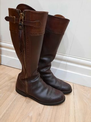 Botas camperas caballo piel, de segunda mano por 40 EUR en Salinas en  WALLAPOP