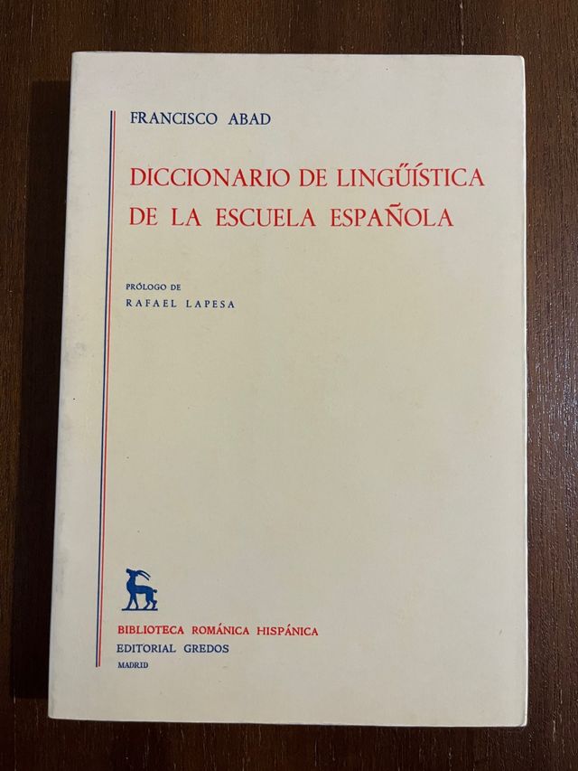 DICCIONARIO DE LINGÜÍSTICA DE LA ESCUELA ESPAÑOLA