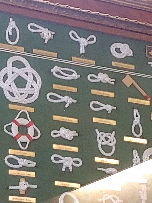 Antiguo Cuadro inglés de nudos .Es de grande dimen