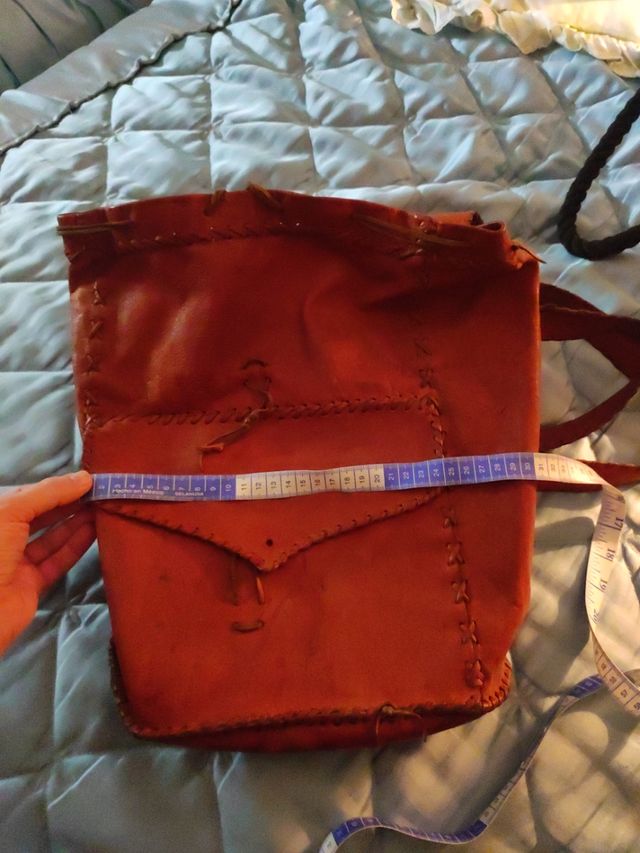 mochila cuero
