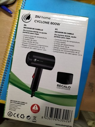 Secador de pelo ziu home de segunda mano por 5 EUR en Marbella en WALLAPOP
