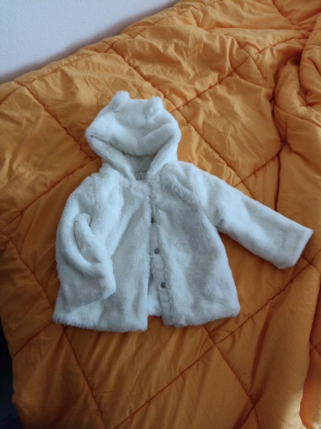 abrigo bebé pelo osito 9-12 meses