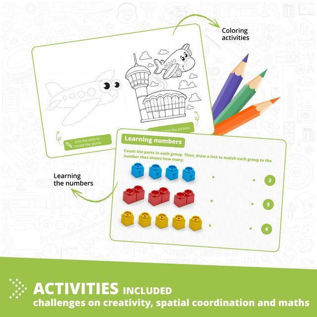 Juego de Construcción Qboidz AVIONES de Engino