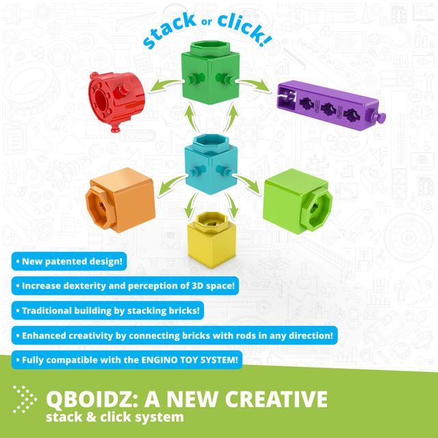 Juego de Construcción Qboidz AVIONES de Engino