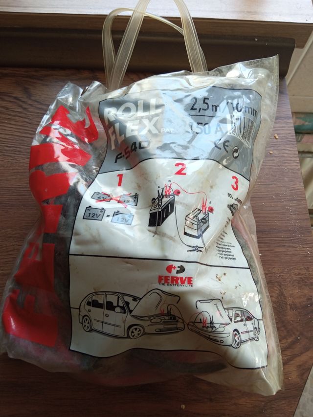 Cable de emergencia 2,5m (pinzas batería)