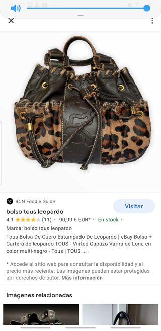 BOLSO TOUS leopardo de segunda mano por 50 EUR en Manresa en WALLAPOP