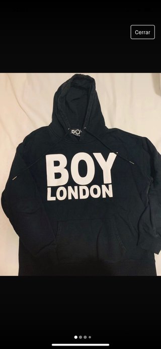 Sudadera negra letras blancas BOY LONDON de segunda mano por 19 EUR en  Mislata en WALLAPOP