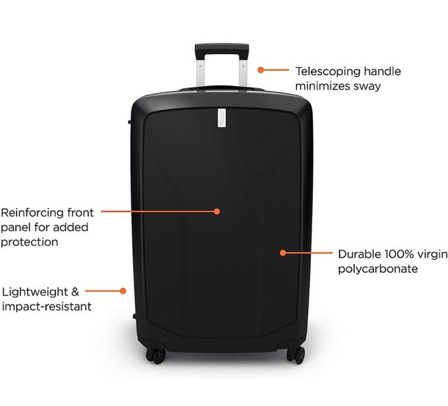 Valigia THULE REVOLVE RIGIDA con ruote 75CM NUOVA