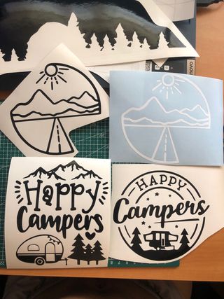 Camper pegatinas furgo