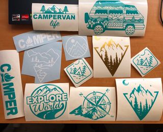 Camper pegatinas furgo