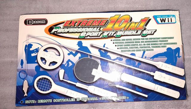 Accesorios WII para deporte, tenis, pingpong, golf
