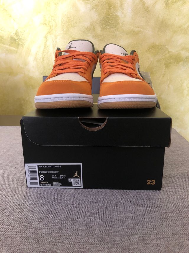 Jordan 1 low se 'orange olive'