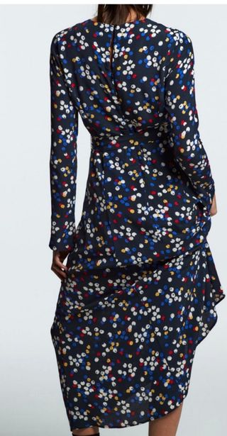 Perfección PIJA es TAMARA FALCÓ con el vestido patchwork de Zara más  vendido en Madrid y en Barcelona