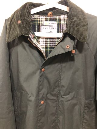Sallkon. Parka tipo barbour. El corte ingles de segunda mano por 60 EUR en  Santiago de Compostela en WALLAPOP