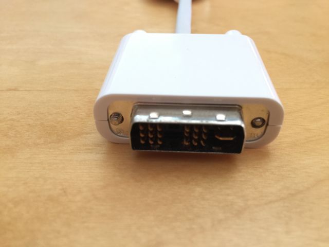 Adaptador original de Apple de dvi a vga