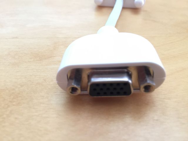 Adaptador original de Apple de dvi a vga