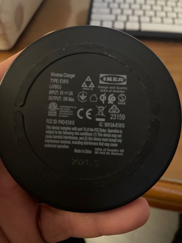 Cargador inalámbrico