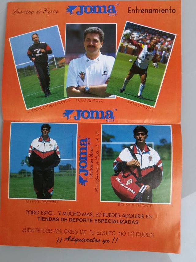 Banderín, Póster y Cromos Sporting Gijón