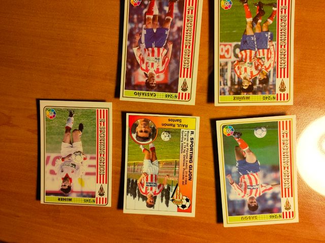 Banderín, Póster y Cromos Sporting Gijón