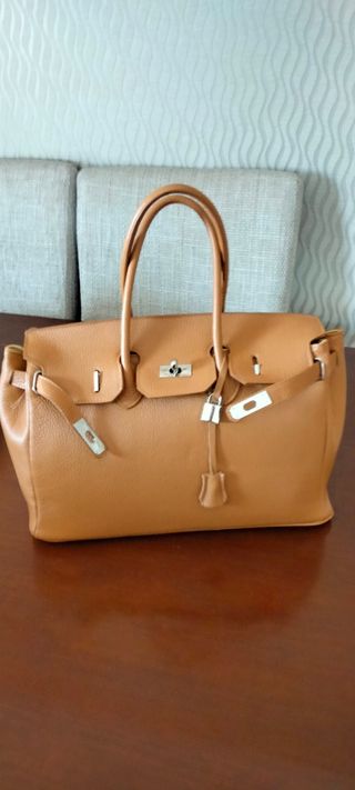 Bolso estilo Birkin de Hermès de segunda mano por 70 EUR en Valencia en  WALLAPOP