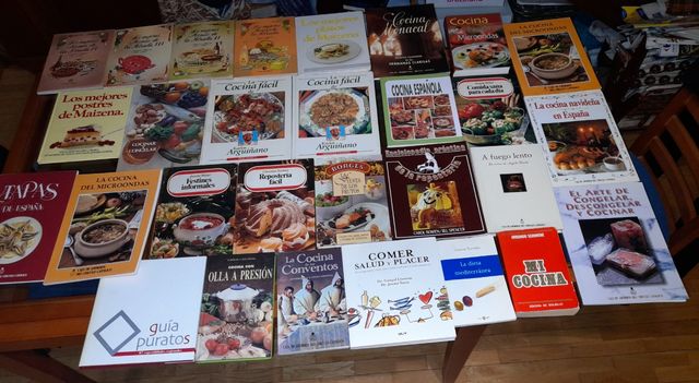 Libros cocina antiguos