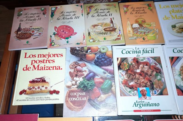 Libros cocina antiguos