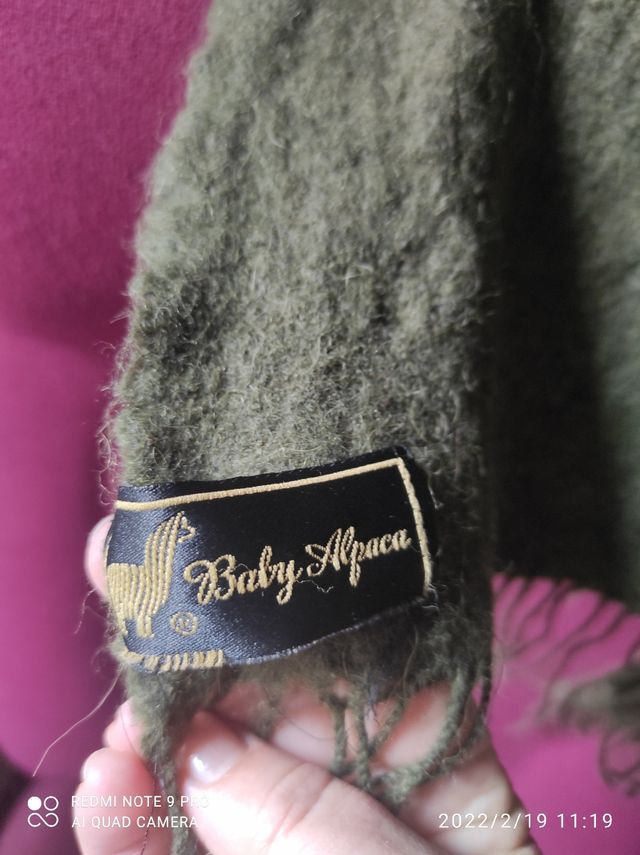 bufanda Alpaca Baby