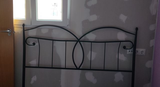 cabezal Forja cama 150/135 negro