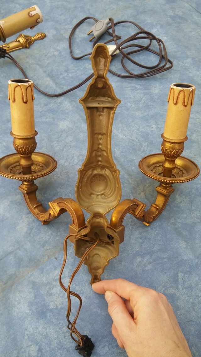 Pareja de Apliques Antiguos