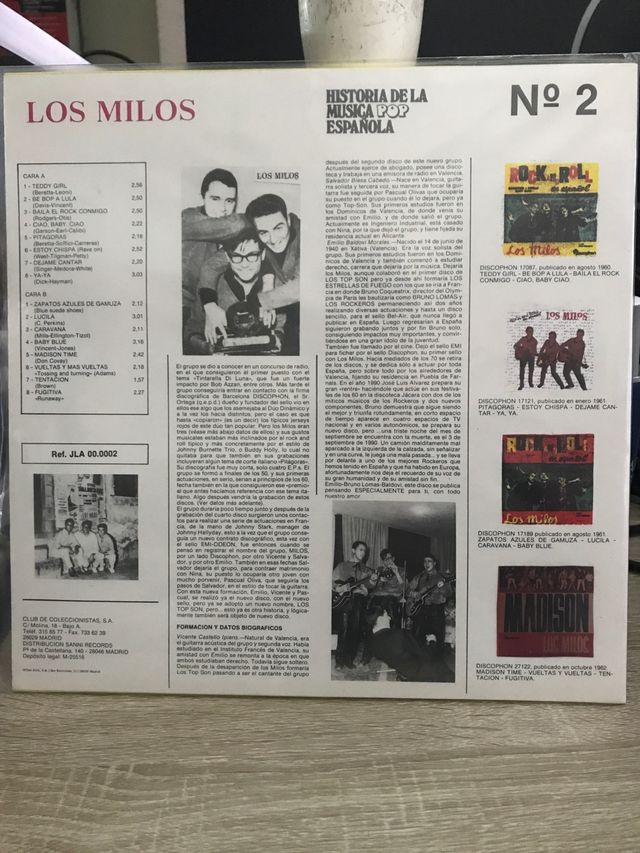 LOTE 2 LP's RECOPILATORIOS BRUNO LOMAS