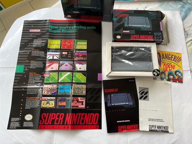 Cleaning Kit Supernintendo New Sealed