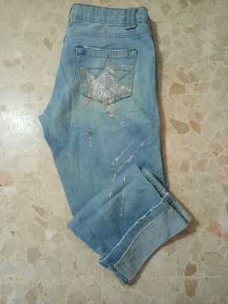 Pantalón Vaquero Corsario | Vaqueros Mujer | Mariquita Trasquilá