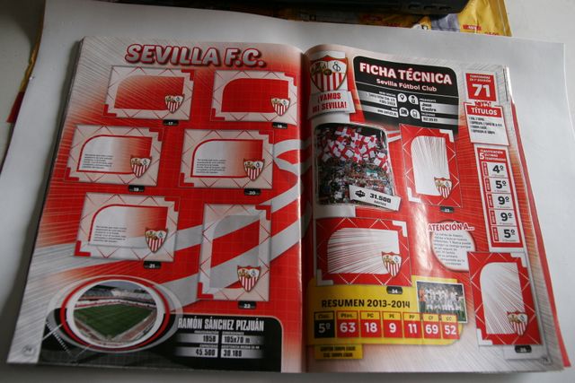 Álbum Liga  2014-2015 Colecciones Este (Panini)