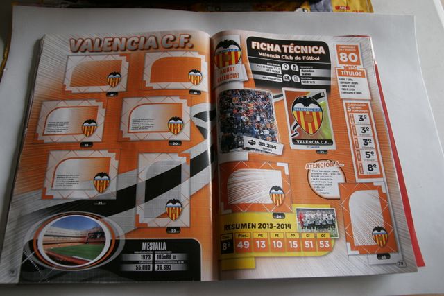 Álbum Liga  2014-2015 Colecciones Este (Panini)