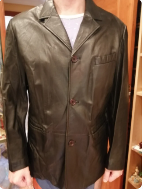 Chaqueta piel hombre del Corte Inglés de segunda mano por 70 EUR en  Alpedrete en WALLAPOP