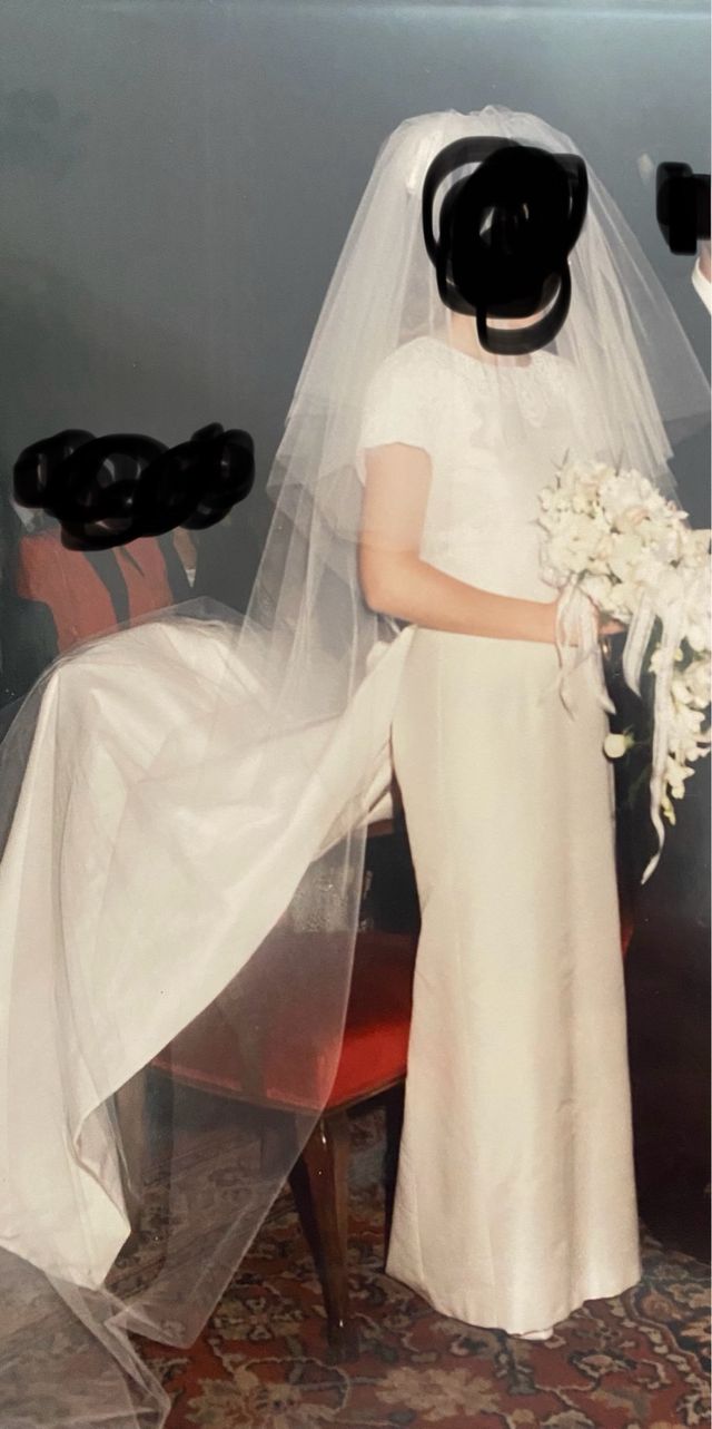 VENDO VESTIDO DE NOVIA DE  SEDA SALVAJE PERFECTO