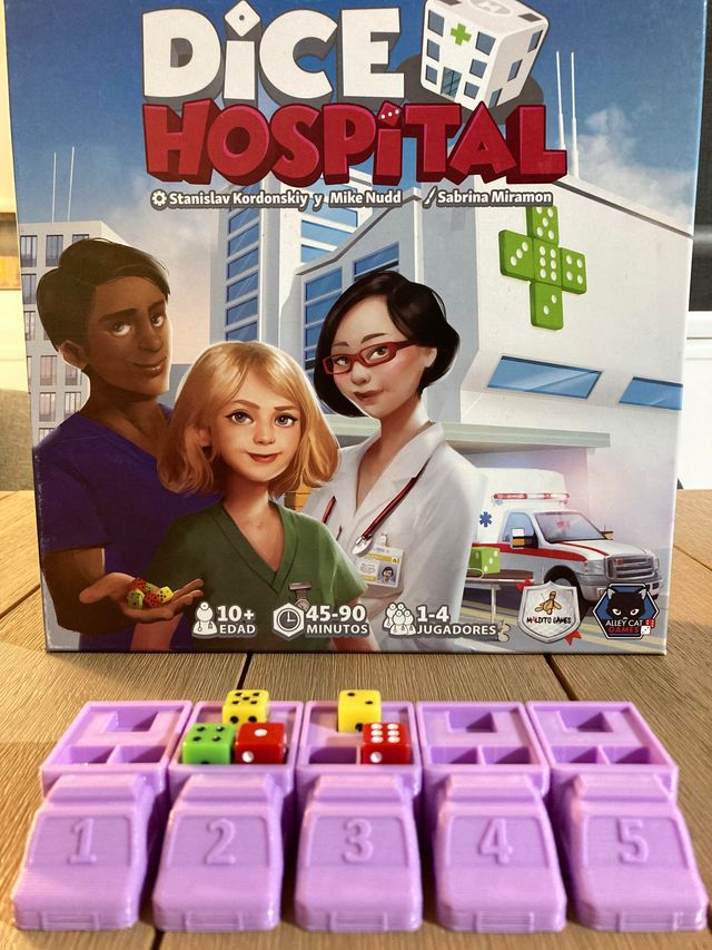 \u2705 Dice Hospital juego mesa insertos organizadores de segunda mano