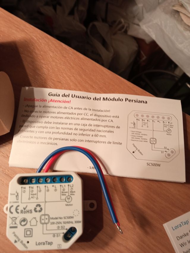 módulo inteligente wifi persiana