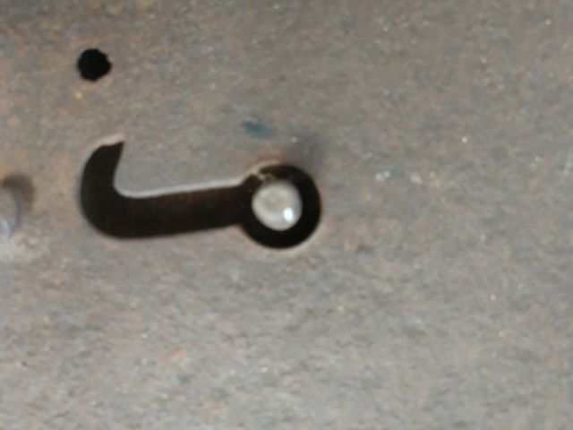 CERRADURA ANTIGUA CERROJO HIERRO