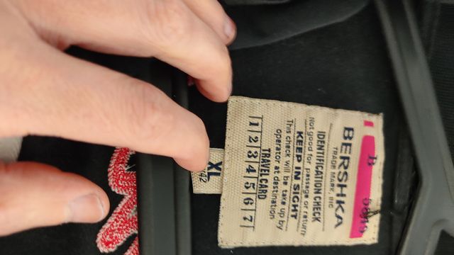 chaqueta chico talla xl