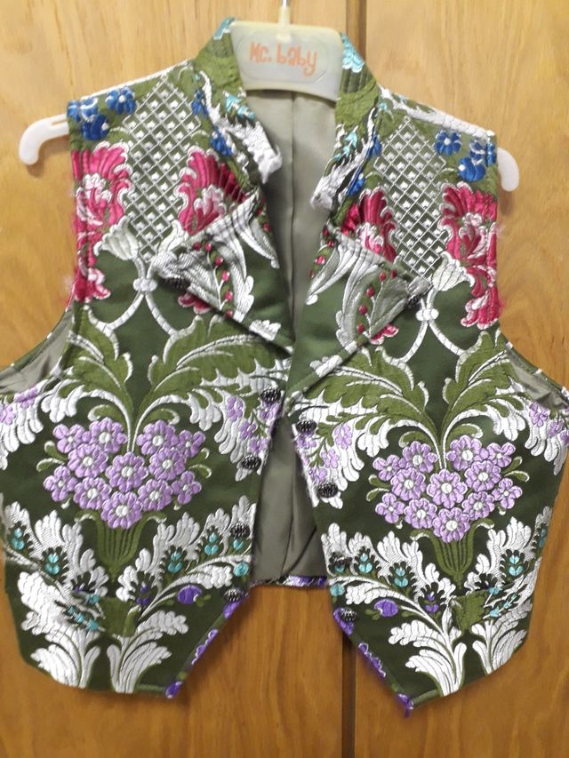 Chaleco fallero color verde